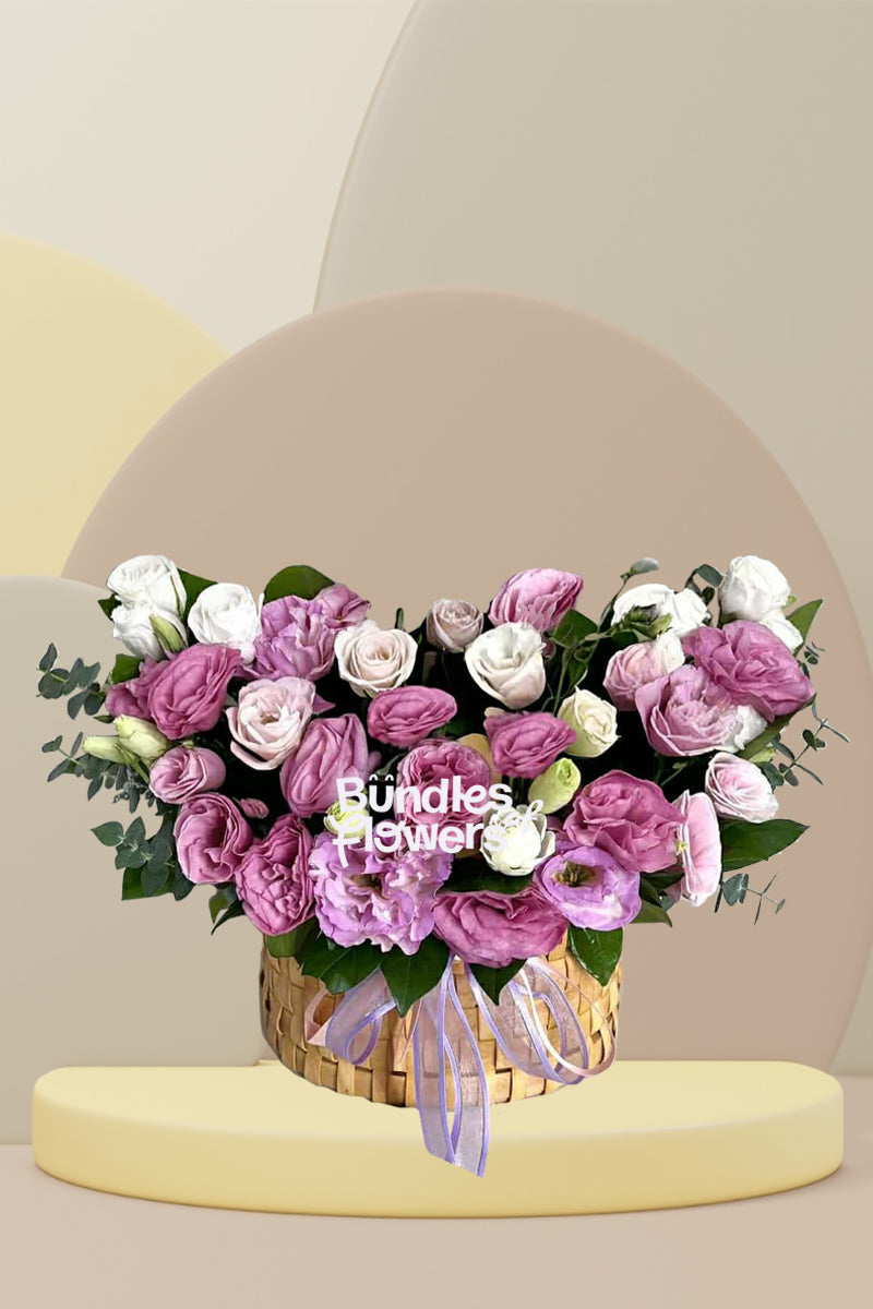 Lisianthus Basket