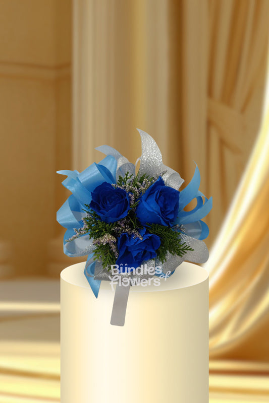 Blue Corsage