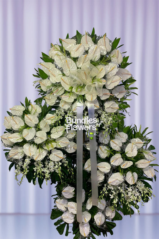 Layered Funeral Flowers 04