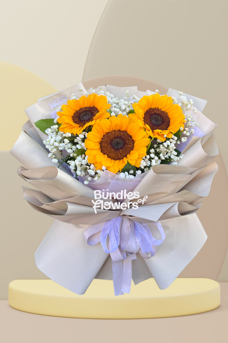 Trio of Sunflowers